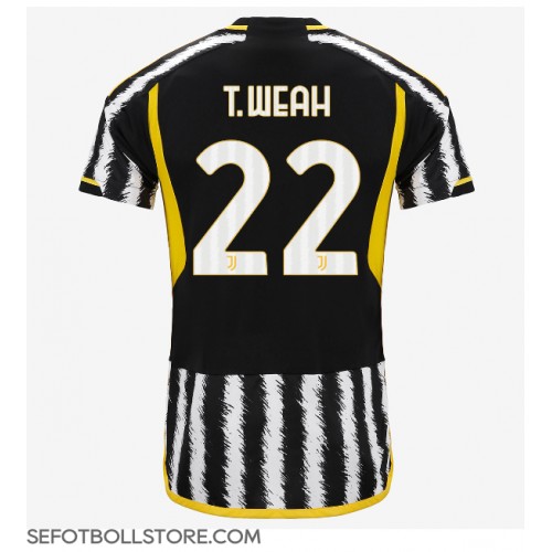 Juventus Timothy Weah #22 Replika Hemmatröja 2023-24 Kortärmad